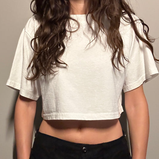 Burnout Crop Tee